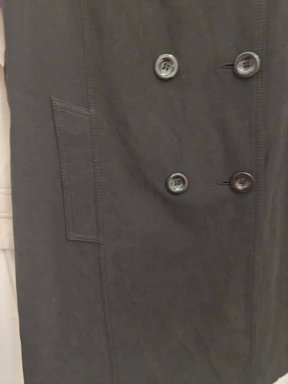 D&G Women’s Black Double-Breasted Trench Coat